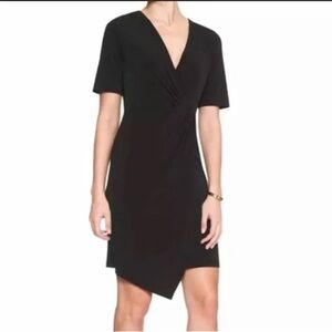Banana Republic Factory Petite Faux Wrap Dress Small